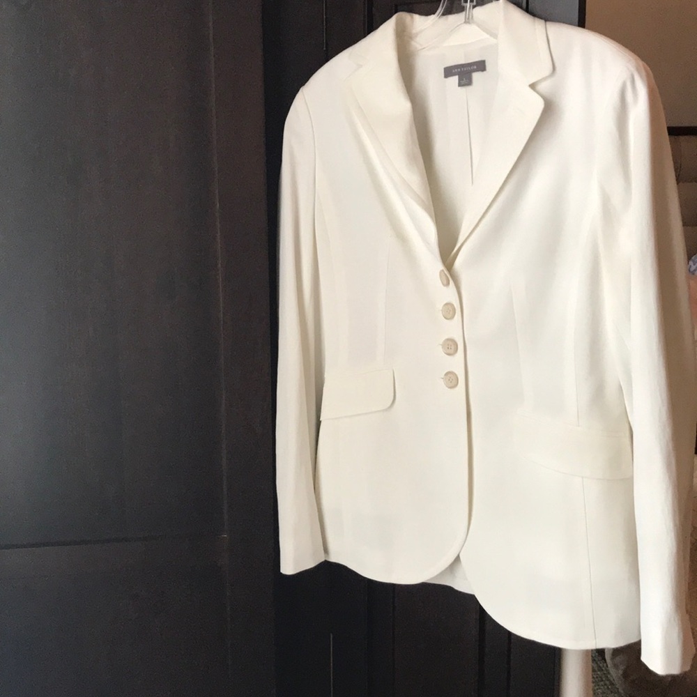 White/cream Ann Taylor suit